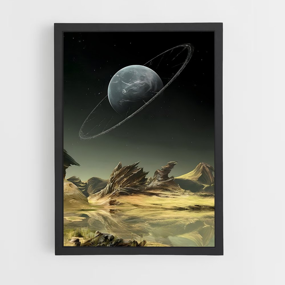 Poster paysages sublimes de mondes – affiche Art spatial (vue 2)